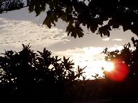 Abendd�mmerung in Los Rubios, Spanien